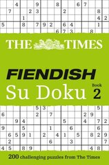 Times Fiendish Su Doku Book 2: 200 Challenging Puzzles from the Times цена и информация | Книги о питании и здоровом образе жизни | kaup24.ee