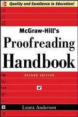 McGraw-Hill's Proofreading Handbook 2nd edition цена и информация | Пособия по изучению иностранных языков | kaup24.ee