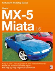 Mazda MX-5 Miata 1.6 Enthusiasts Workshop Manual hind ja info | Reisiraamatud, reisijuhid | kaup24.ee