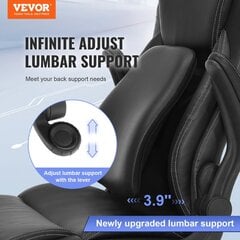 Ergonomiline kontoritool VEVOR, must hind ja info | Kontoritoolid | kaup24.ee