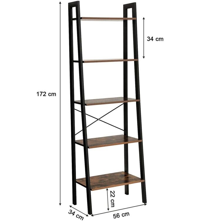 Loft-stiilis sisseehitatud riiul цена и информация | Riiulid | kaup24.ee