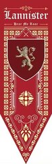 Баннер, Флаг Королевства Lannister, 32 x 100 см. цена и информация | Картины, живопись | kaup24.ee