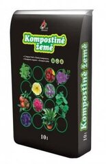 KOMPOSTINĖ ŽEMĖ (10 L) - цена и информация | Мульча, декоративный щебень | kaup24.ee