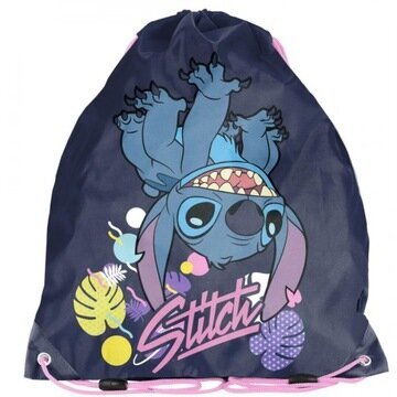 Lilo ja Stitch Paso mitme kambriga kooli seljakott lilla tooni, sinise tooni, mitmevärviline 19 l + 2 muud toodet hind ja info | Koolikotid, sussikotid | kaup24.ee