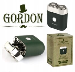 D429 GORDON ДОРОЖНАЯ БРИТВА ДЛЯ БОРОДЫ И КОЖИ ГОЛОВЫ С ЗАРЯДКОЙ ЧЕРЕЗ USB цена и информация | Машинки для стрижки волос | kaup24.ee