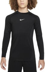 Nike T-särgid Teismelistele B Np Df Ls Top 24 Black FJ6822 010 FJ6822 010/M hind ja info | Meeste pusad | kaup24.ee