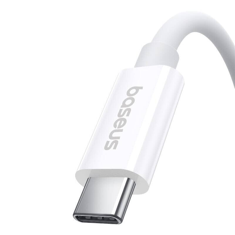 Baseus Superior 2 CB000066 USB-C / USB-C USB4 kaabel 240 W 1,8 m - valge цена и информация | Kaablid ja juhtmed | kaup24.ee