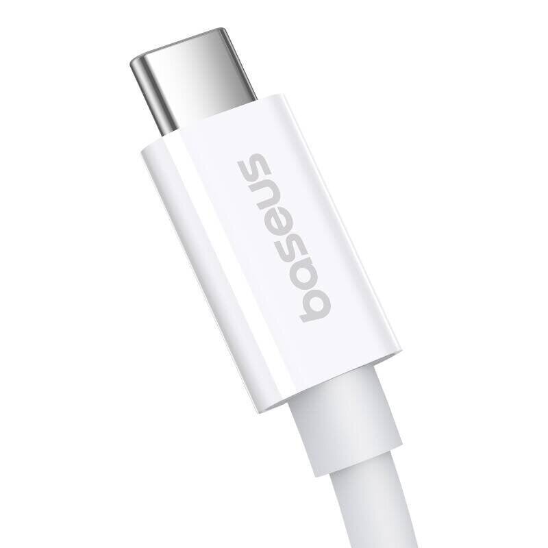 Baseus Superior 2 CB000066 USB-C / USB-C USB4 kaabel 240 W 1,8 m - valge цена и информация | Kaablid ja juhtmed | kaup24.ee