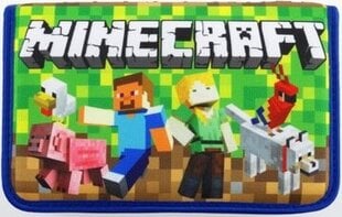 PENCIL CASE MINECRAFT школьный складной шаблон D23 цена и информация | Школьные рюкзаки, спортивные сумки | kaup24.ee