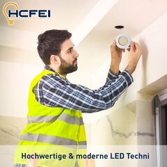 HCFEI LED Ultra Flat Spotlight, 3,5W, 230V, matt valge, 6 tk. hind ja info | Laelambid | kaup24.ee