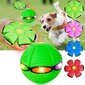 Lemmikloomade mänguasi Flying Saucer Ball Outdoor Dog Toy Värviline roheline hind ja info | Mänguasjad koertele | kaup24.ee