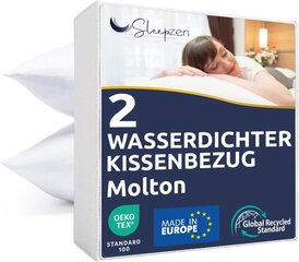 Водонепроницаемая наволочка Sleepzen, 65x65 см, 2 шт. цена и информация | Подушки, наволочки, чехлы | kaup24.ee