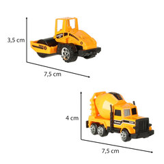 Ehitusmasinad - komplekt 6 autot hind ja info | Poiste mänguasjad | kaup24.ee