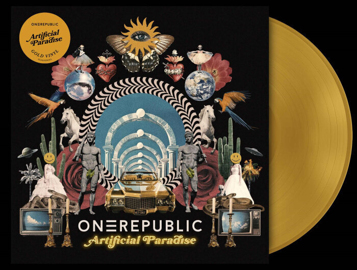 Vinüülplaat LP One Republic - Artificial Paradise, Gold Vinyl цена и информация | Vinüülplaadid, CD, DVD | kaup24.ee