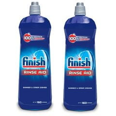 Finish nõudepesumasina loputusvahend Shine&Dry, 2 x 800 ml hind ja info | Nõudepesuvahendid | kaup24.ee