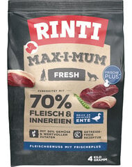 Rinti Max-I-Mum koos pardiga, 4 kg hind ja info | Kuivtoit koertele | kaup24.ee