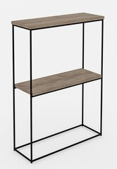 Konsoollaud ADRK Furniture Velo, pruun/must hind ja info | Konsoollauad | kaup24.ee