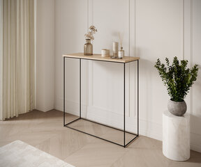 Konsoollaud ADRK Furniture Milan, must/pruun hind ja info | Konsoollauad | kaup24.ee