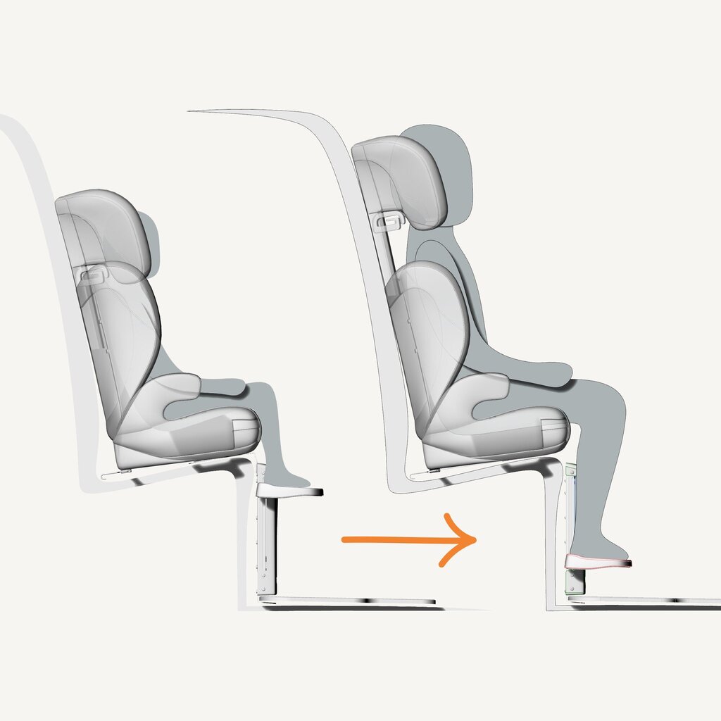 Okiday Stool istme jalatugi hind ja info | Autoistmete lisavarustus | kaup24.ee