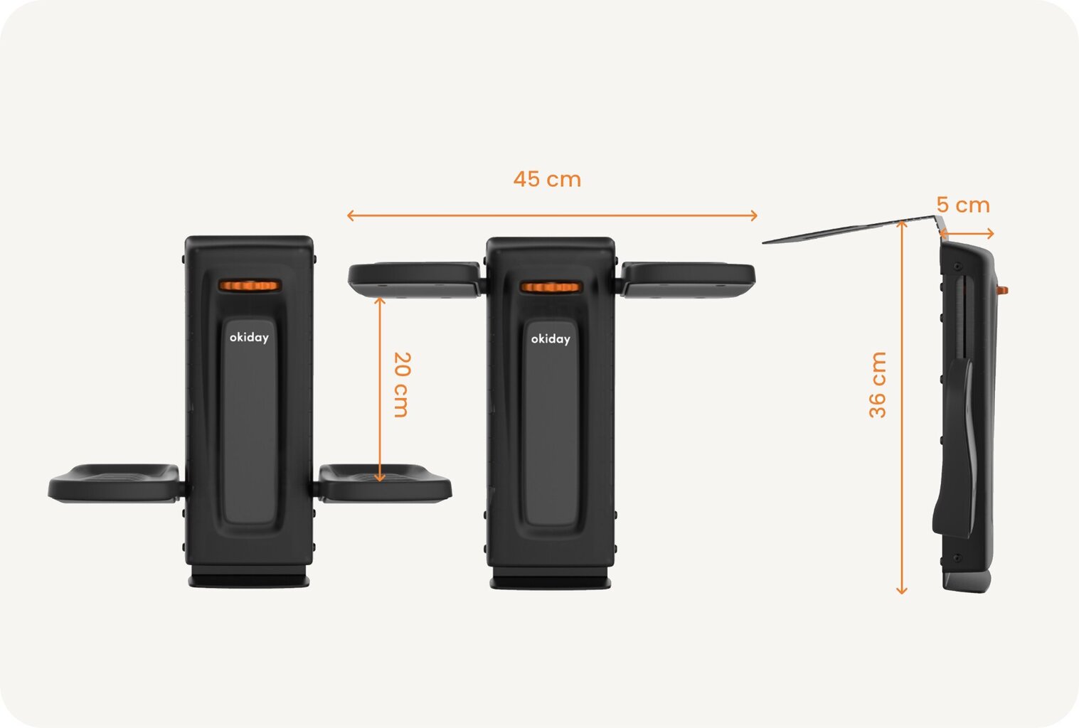 Okiday Stool istme jalatugi hind ja info | Autoistmete lisavarustus | kaup24.ee