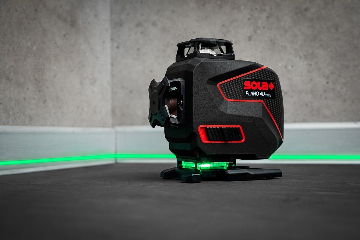 Lasermõõtur Sola Plano 4D green 360° цена и информация | Käsitööriistad | kaup24.ee