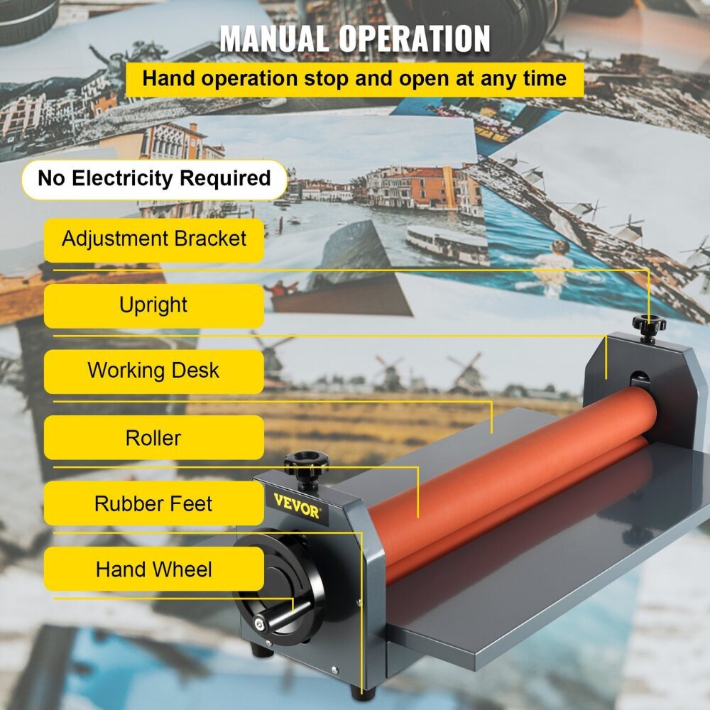 Käsi külm laminaator Vevor, 750 mm цена и информация | Printerid | kaup24.ee