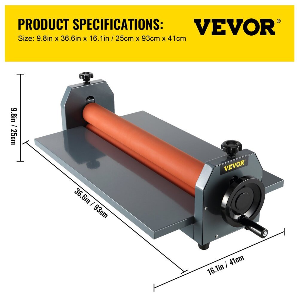 Käsi külm laminaator Vevor, 750 mm цена и информация | Printerid | kaup24.ee