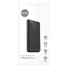 Setty karastatud klaas 2.5D iPhone XR / 11 jaoks hind ja info | Ekraani kaitsekiled | kaup24.ee