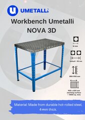 Модульный сварочный стол, набор инструментов для сварочных работ, Umetalli NOVA Workbench Systems цена и информация | Механические инструменты | kaup24.ee