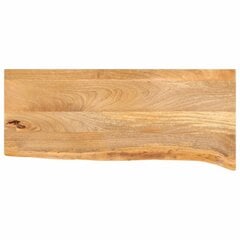 vidaXL lauaplaat naturaalse servaga 80x30x3,8 cm mangopuidust цена и информация | Столешницы для кухни | kaup24.ee