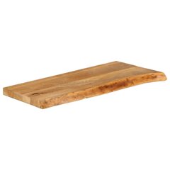 vidaXL lauaplaat naturaalse servaga 90x20x3,8 cm mangopuit цена и информация | Столешницы для кухни | kaup24.ee