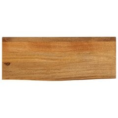 vidaXL lauaplaat naturaalse servaga 80x20x3,8 cm mangopuit цена и информация | Столешницы для кухни | kaup24.ee