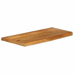 vidaXL lauaplaat naturaalse servaga 80x20x3,8 cm mangopuit цена и информация | Столешницы для кухни | kaup24.ee