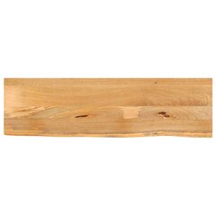 vidaXL lauaplaat naturaalse servaga 110x20x3,8 cm mangopuit цена и информация | Столешницы для кухни | kaup24.ee