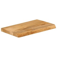 vidaXL lauaplaat naturaalse servaga 40x20x3,8 cm mangopuit цена и информация | Столешницы для кухни | kaup24.ee