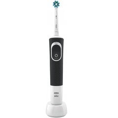 Oral-B Oral-B Vitality 100 must + 4 otsikut + ümbris + tasuta kingitused цена и информация | Электрические зубные щетки | kaup24.ee