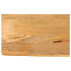 vidaXL lauaplaat naturaalse servaga 50x40x3,8 cm mangopuidust цена и информация | Столешницы для кухни | kaup24.ee