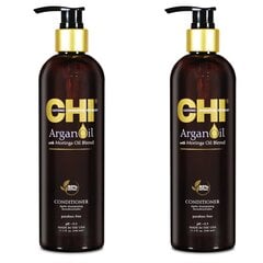 Palsam argaaniõliga CHI Argan Oil Plus Moringa Oil 340 ml x 2 hind ja info | Juuksepalsamid | kaup24.ee