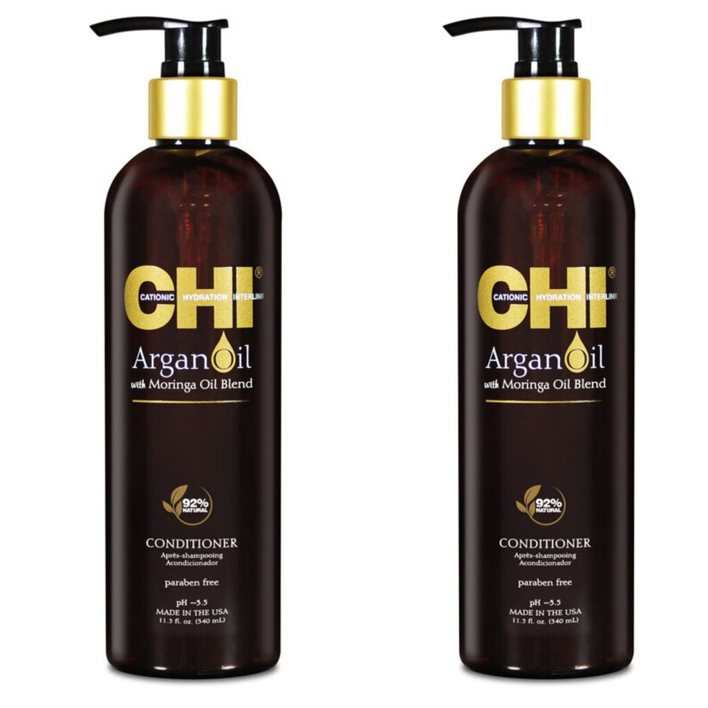 Palsam argaaniõliga CHI Argan Oil Plus Moringa Oil 340 ml x 2 цена и информация | Juuksepalsamid | kaup24.ee