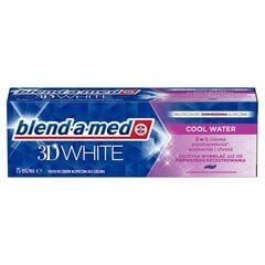 Hambapasta Blend A Med 3D White Cool Water, 75ml x 4 tk. hind ja info | Suuhügieen | kaup24.ee