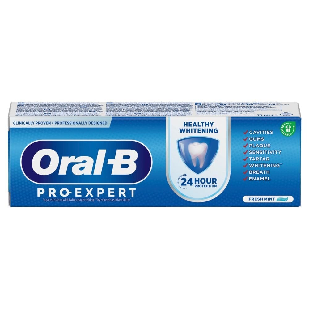 Hambapasta Oral-B Pro Expert Healthy White, 75ml x 2 tk. hind ja info | Suuhügieen | kaup24.ee