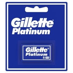 Лезвия для бритвы Gillette Platinum, 5 шт. х 10 шт. цена и информация | Косметика и средства для бритья | kaup24.ee