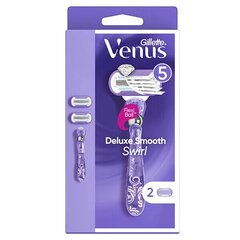 Raseerija Venus Extra Smooth Swirl, 2 pead x 2 tk. hind ja info | Raseerimisvahendid | kaup24.ee