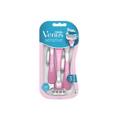 Ühekordsed pardlid Venus Sensitive, 3 tk. x 5 tk. hind ja info | Raseerimisvahendid | kaup24.ee