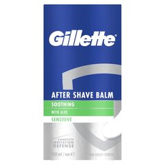 Бальзам после бритья Gillette Sensitive, 100 мл х 3 шт. цена и информация | Косметика и средства для бритья | kaup24.ee