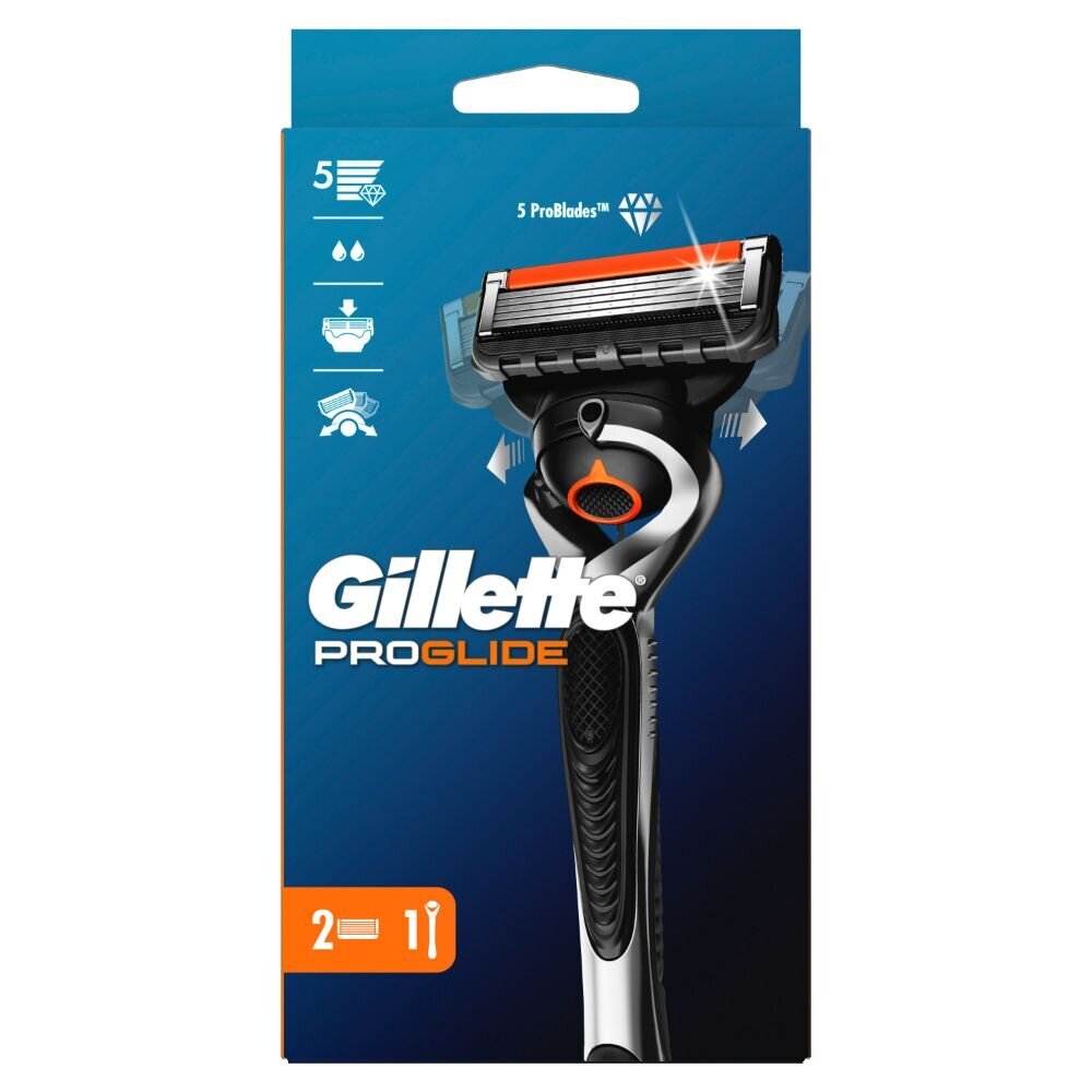 Razor Gillette FUSION Proglide, 2 pead x 2 tk. hind ja info | Raseerimisvahendid | kaup24.ee