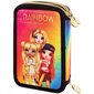 Kolmekambriline pliiatsikott koos tarvikutega AstraBag AC31 Rainbow High Golden Style цена и информация | Pinalid | kaup24.ee