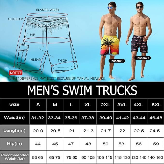 Meeste ujumispüksid Hawaii Beach hind ja info | Meeste lühikesed püksid | kaup24.ee