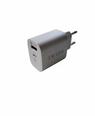 Type-C ja USB laadija 20W hind ja info | Mobiiltelefonide laadijad | kaup24.ee