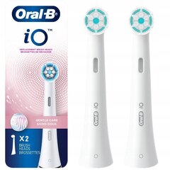 2x Oral-B iO tip GENTLE CARE/SANFTE WHITE hind ja info | Elektriliste hambaharjade otsikud | kaup24.ee